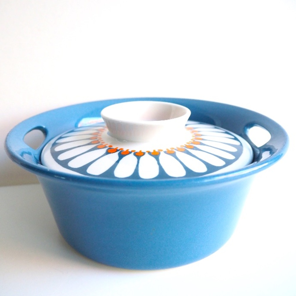 Vintage MCM Figgjo Flint Turi Design "Daisy" Casserole, Made in Norway, c. 1960s - Picture 2 of 8